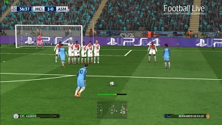PES 2017 | Manchester City vs Monaco | Full Match & Aguero Free Kick Goal | UEFA Champions League
