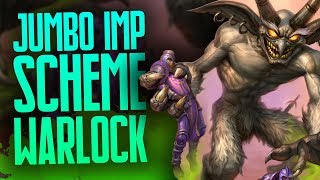 Jumbo Imp Rafaam's Scheme Warlock | Rise of Shadows | Hearthstone | Dekkster