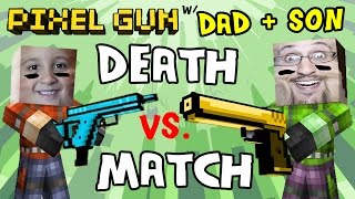 Pixel Gun W/ Dad & Son: Captain America is O.P.! / Mike's Peek Cheat (pt. 4)