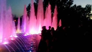 г.Комсомольск-на-Амуре - Открытие световых фонтанов на Драмтеатре 2017г