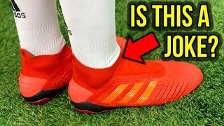 WHAT'S THE POINT? - ADIDAS PREDATOR 19+ LACELESS (INITIATOR PACK) REVIEW + ON FEET