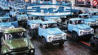 ЗИЛ и КАМАЗ, два автогиганта -  конкуренты? Кинохроника 1977 год.