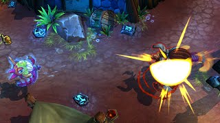 Dino Gnar Skin Spotlight Gameplay! (League of Legends / LoL Preview)