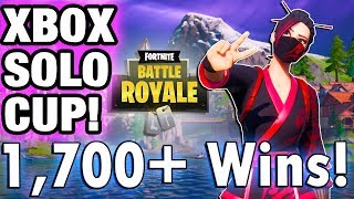 XBOX PS4 SOLO PLATFORM CASH CUP! | 1,700+ Wins | Fortnite