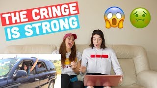 REACTING TO OUR OLD CRINGY VIDEOS!!!