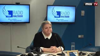 Директор Рижской 80 ой средней школы Анна Владова в программе "7 дней и ночей"