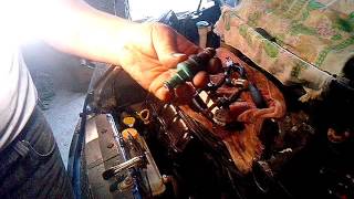CHERY INDIS снятие,промывка форсунок  своими руками.