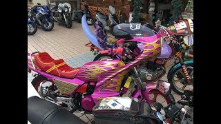 まさに芸術　ロケットカウル　Pretty Racingサウンドを聞け　1986 Kawasaki Z400GP　1986 カワサキ・ Z400GP　旧車會仕様　京都