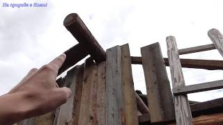 Будни в деревне #17 /Строим гараж/ 3 часть. Стены и фронтон.