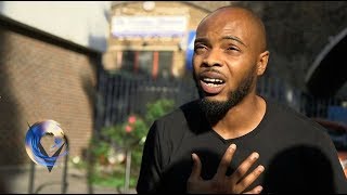 Grenfell survivor makes first return to tower - BBC News