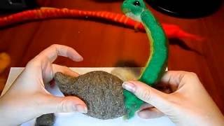 Сухое валяние. Игрушка из шерсти своими руками. Мастер класс. Часть 1