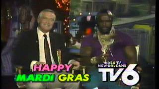 TV6 Loves Mardi Gras Promo 1984 with Mr. T WDSU-TV New Orleans, La.