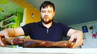 Сыровяленый бекон. Очень вкусно своими руками