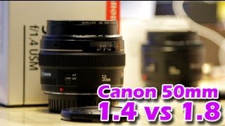 Canon 50mm 1.4 vs 1.8