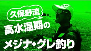 久保野流　高水温期のメジナ・グレ釣り