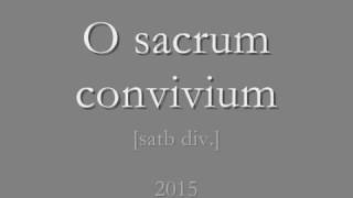 O sacrum convivium - César Alejandro Carrillo