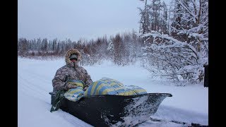На озеро в тайгу за налимом.