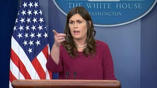 White House press briefing on Michael Cohen raid, future of Mueller investigation | ABC News