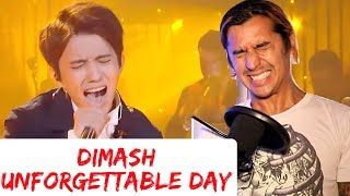 THE SINGER 2017 Dimash《Unforgettable Day》| Fake Vocal Coach | Reaction