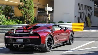 1500 HP RED BUGATTI CHIRON in Monaco