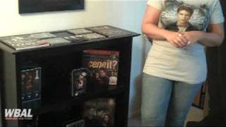 Twlight fan shows off her stuff inside her apartment to WBAL Radio as new movie opens