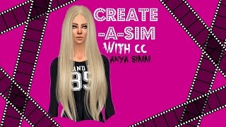 The Sims 4 : CAS with CC | Gentle Blonde | Anya Simm