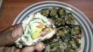 Wild Rice sushi rolls.