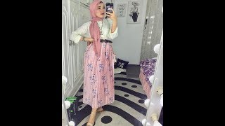 ملابس محجبات موضة صيف2019/تنسيق ملابس بنات الجامعه/hijab outfits