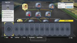 Fifa 17 SBC Fekir Cheapest Possible Solution (150k)