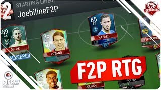 FIFA MOBILE 18 F2P RTG ep2 | Building the Cheap Golden Egg Team