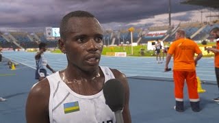 IAAF WU20 Championships Bydgoszcz 2016 10000m Men Final Jean Marie MYASIRO RWA