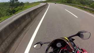 TROVÃO SRAD 750 - PAU NA KAWA ZX6R E PAU NA HORNET