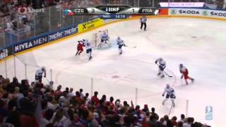 MS v hokeji 2015 Česko - Francie 5:1