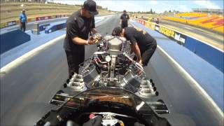 Black Widow Nostalgia Top Fuel Dragster Onboard Peter Byrne