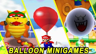 Evolution of Balloon Minigames in Mario Party (1998 - 2018)