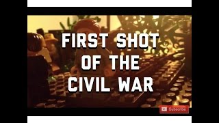 First Shot Of The Civil War ~Lego Shot