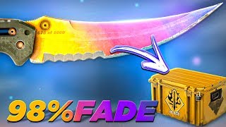GANHEI uma FACA FLIP c/ 98% FADE! *SUPER RARA* - CSGO.Net Open Case