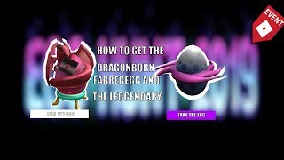 Dragonborn Fabergegg and Leggendary Eggs - Roblox Egg Hunt 2019:Scrambled in time - Roblox