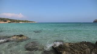 Kreta Voulisma Beach  Toller Strand  4 K / Oktober 2019/ Piękna plaża / pazdziernik /