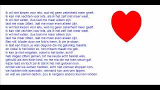 mica - laat me maar even alleen zijn, met songtekst!