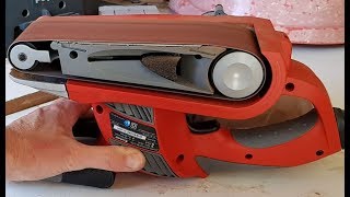 Primeira Impressão Lixadeira de Cinta Einhell RT-BS 75