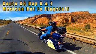 Route 66 Motorcycle trip - Day 6 & 7 - Mexican Hat to Flagstaff