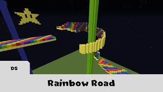 Rainbow Road - Mario Kart DS in Minecraft