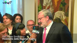 Si insedia il Presidente della Regione Puglia Michele Emiliano