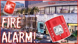 Fire Alarm Going Off at Westfield Century City Shopping Mall