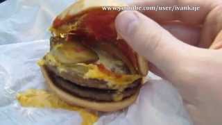 Тройной Чизбургер МакДоналдс Обзор Cheeseeburger McDonalds
