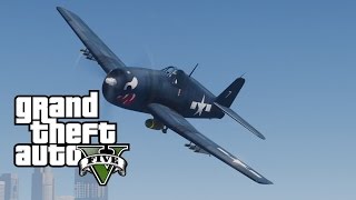 GTA V F6F-5 Hellcat WWII Fighter (MOD)