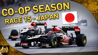 F1 2013 | Co-op Season w/ Kptk92 - R15 Japan (Live Commentary)