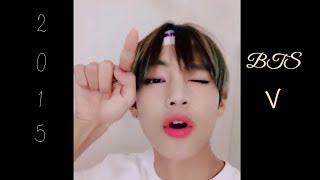 BTS V | Kim Taehyung | 2015 twitter videos via @BTS_twt