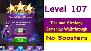 Bejeweled Stars Level 107 Tips and Strategy Gameplay Walkthrough No Boosters